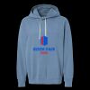 Unisex Garment-Dyed Lightweight Fleece Hooded Sweatshirt Thumbnail