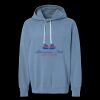 Unisex Garment-Dyed Lightweight Fleece Hooded Sweatshirt Thumbnail