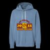 Unisex Garment-Dyed Lightweight Fleece Hooded Sweatshirt Thumbnail