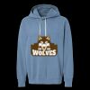 Unisex Garment-Dyed Lightweight Fleece Hooded Sweatshirt Thumbnail