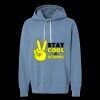 Unisex Garment-Dyed Lightweight Fleece Hooded Sweatshirt Thumbnail