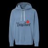 Unisex Garment-Dyed Lightweight Fleece Hooded Sweatshirt Thumbnail