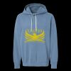 Unisex Garment-Dyed Lightweight Fleece Hooded Sweatshirt Thumbnail