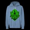Unisex Garment-Dyed Lightweight Fleece Hooded Sweatshirt Thumbnail