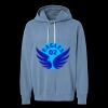 Unisex Garment-Dyed Lightweight Fleece Hooded Sweatshirt Thumbnail