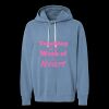 Unisex Garment-Dyed Lightweight Fleece Hooded Sweatshirt Thumbnail