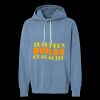Unisex Garment-Dyed Lightweight Fleece Hooded Sweatshirt Thumbnail
