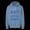 Unisex Garment-Dyed Lightweight Fleece Hooded Sweatshirt Thumbnail