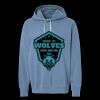 Unisex Garment-Dyed Lightweight Fleece Hooded Sweatshirt Thumbnail
