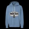 Unisex Garment-Dyed Lightweight Fleece Hooded Sweatshirt Thumbnail