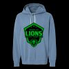 Unisex Garment-Dyed Lightweight Fleece Hooded Sweatshirt Thumbnail