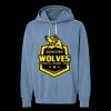Unisex Garment-Dyed Lightweight Fleece Hooded Sweatshirt Thumbnail