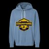 Unisex Garment-Dyed Lightweight Fleece Hooded Sweatshirt Thumbnail