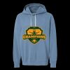 Unisex Garment-Dyed Lightweight Fleece Hooded Sweatshirt Thumbnail