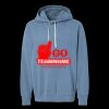 Unisex Garment-Dyed Lightweight Fleece Hooded Sweatshirt Thumbnail