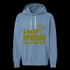Unisex Garment-Dyed Lightweight Fleece Hooded Sweatshirt Thumbnail