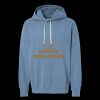 Unisex Garment-Dyed Lightweight Fleece Hooded Sweatshirt Thumbnail