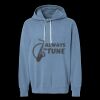 Unisex Garment-Dyed Lightweight Fleece Hooded Sweatshirt Thumbnail