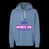 Unisex Garment-Dyed Lightweight Fleece Hooded Sweatshirt Thumbnail