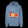Unisex Garment-Dyed Lightweight Fleece Hooded Sweatshirt Thumbnail