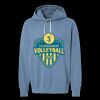 Unisex Garment-Dyed Lightweight Fleece Hooded Sweatshirt Thumbnail