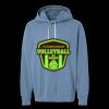Unisex Garment-Dyed Lightweight Fleece Hooded Sweatshirt Thumbnail