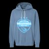 Unisex Garment-Dyed Lightweight Fleece Hooded Sweatshirt Thumbnail