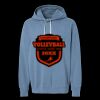 Unisex Garment-Dyed Lightweight Fleece Hooded Sweatshirt Thumbnail