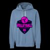 Unisex Garment-Dyed Lightweight Fleece Hooded Sweatshirt Thumbnail