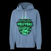 Unisex Garment-Dyed Lightweight Fleece Hooded Sweatshirt Thumbnail