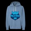 Unisex Garment-Dyed Lightweight Fleece Hooded Sweatshirt Thumbnail