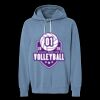 Unisex Garment-Dyed Lightweight Fleece Hooded Sweatshirt Thumbnail