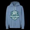 Unisex Garment-Dyed Lightweight Fleece Hooded Sweatshirt Thumbnail