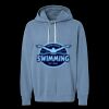 Unisex Garment-Dyed Lightweight Fleece Hooded Sweatshirt Thumbnail