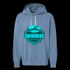 Unisex Garment-Dyed Lightweight Fleece Hooded Sweatshirt Thumbnail