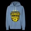 Unisex Garment-Dyed Lightweight Fleece Hooded Sweatshirt Thumbnail
