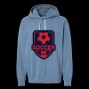 Unisex Garment-Dyed Lightweight Fleece Hooded Sweatshirt Thumbnail