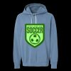 Unisex Garment-Dyed Lightweight Fleece Hooded Sweatshirt Thumbnail