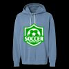 Unisex Garment-Dyed Lightweight Fleece Hooded Sweatshirt Thumbnail