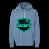 Unisex Garment-Dyed Lightweight Fleece Hooded Sweatshirt Thumbnail