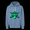 Unisex Garment-Dyed Lightweight Fleece Hooded Sweatshirt Thumbnail