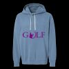 Unisex Garment-Dyed Lightweight Fleece Hooded Sweatshirt Thumbnail