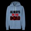 Unisex Garment-Dyed Lightweight Fleece Hooded Sweatshirt Thumbnail