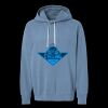 Unisex Garment-Dyed Lightweight Fleece Hooded Sweatshirt Thumbnail