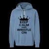 Unisex Garment-Dyed Lightweight Fleece Hooded Sweatshirt Thumbnail
