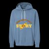 Unisex Garment-Dyed Lightweight Fleece Hooded Sweatshirt Thumbnail