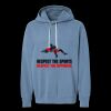 Unisex Garment-Dyed Lightweight Fleece Hooded Sweatshirt Thumbnail