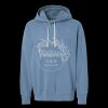 Unisex Garment-Dyed Lightweight Fleece Hooded Sweatshirt Thumbnail