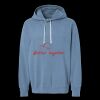 Unisex Garment-Dyed Lightweight Fleece Hooded Sweatshirt Thumbnail