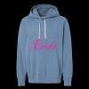 Unisex Garment-Dyed Lightweight Fleece Hooded Sweatshirt Thumbnail